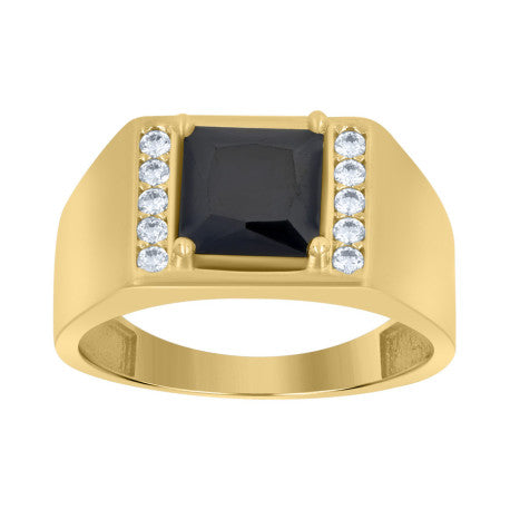 10Kt Gold Cz  Ring