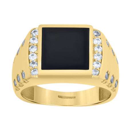 10Kt Gold Cz  Ring