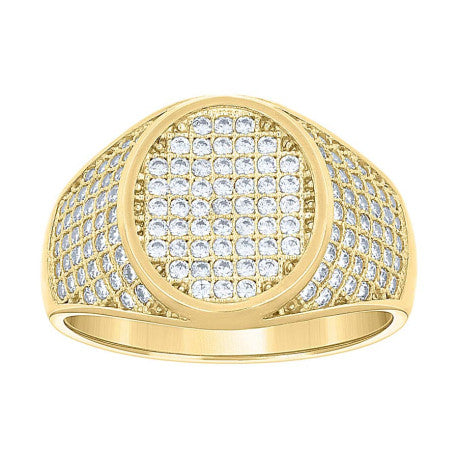 10Kt Gold Cz Ring