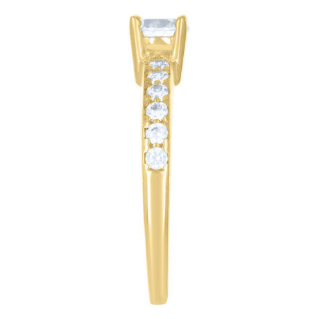 10Kt Gold Cz Ring