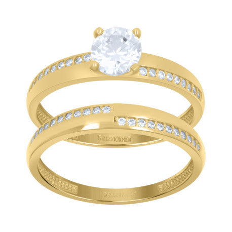 10Kt Gold Cz Ring