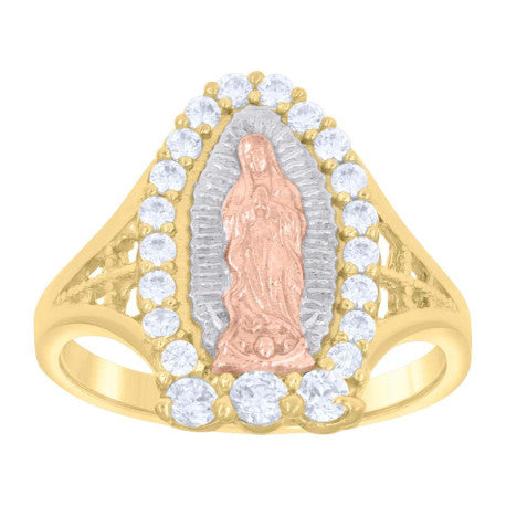 10Kt Gold Cz Ring