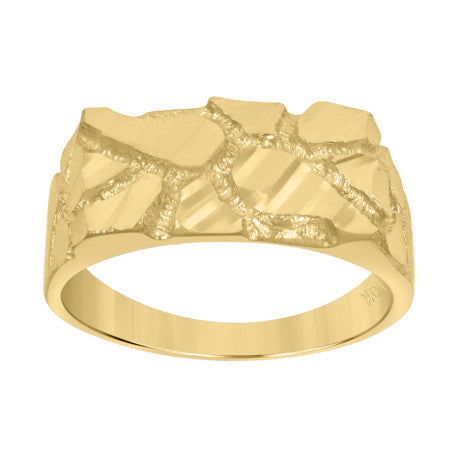 10Kt Gold Nugget Ring