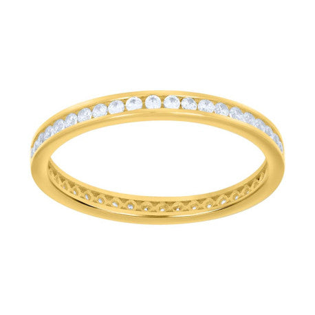 10Kt Gold Cz Ring