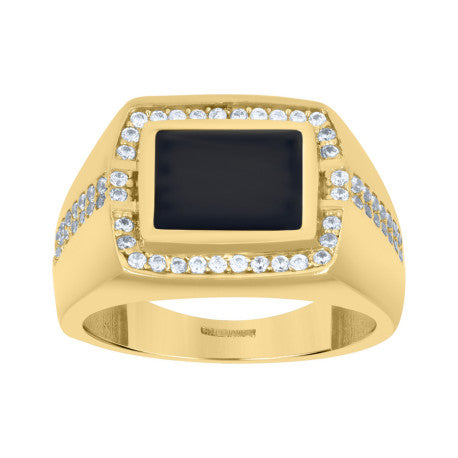 10Kt Gold Cz Ring