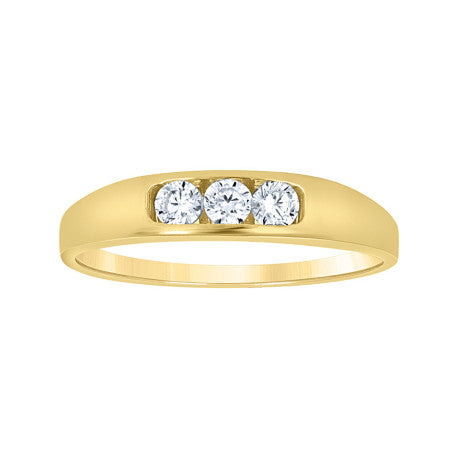 10Kt Gold Cz Baby Ring
