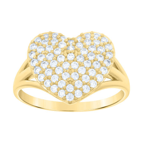 10Kt Gold Cz Ring