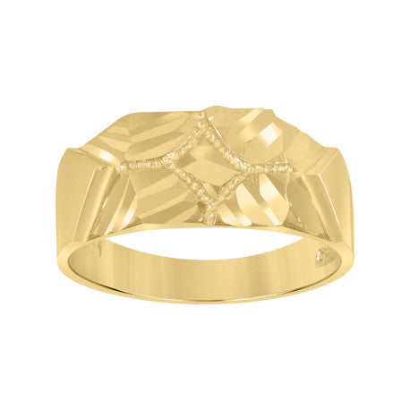 10Kt Gold Nugget Ring