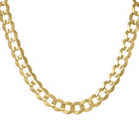 10kt Gold Solid Cuban 280 Chain