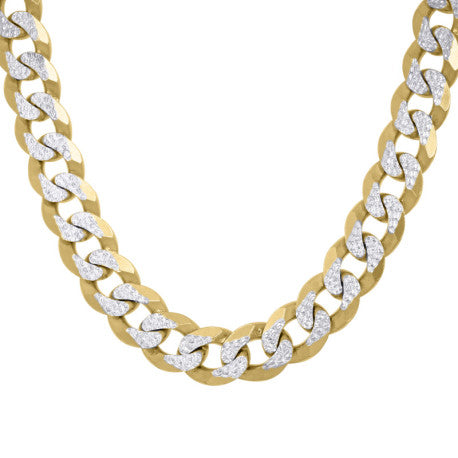 10kt Gold Solid Cuban 400 Chain