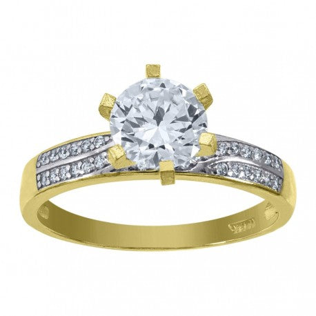 10Kt Gold Solitare Ring