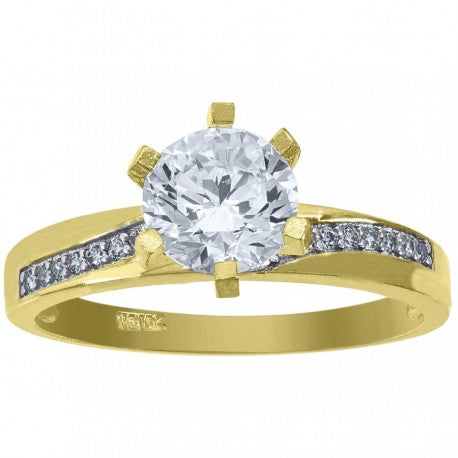 10Kt Gold Solitare Ring