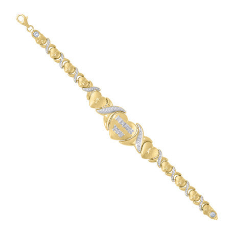 10Kt Gold Turkish Bracelet 7"