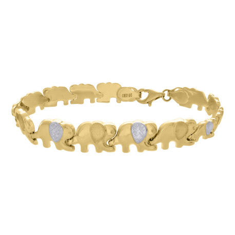 10Kt Gold Turkish Bracelet 7"
