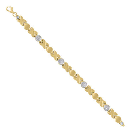 10Kt Gold Turkish Bracelet 7"