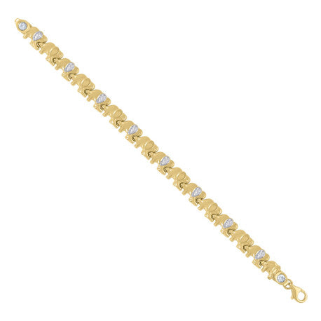 10Kt Gold Turkish Bracelet 7"