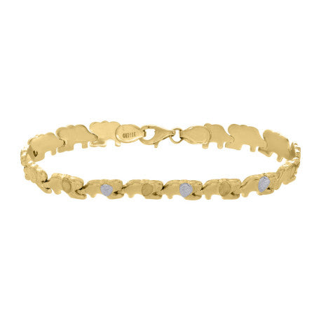10Kt Gold Turkish Bracelet 7"