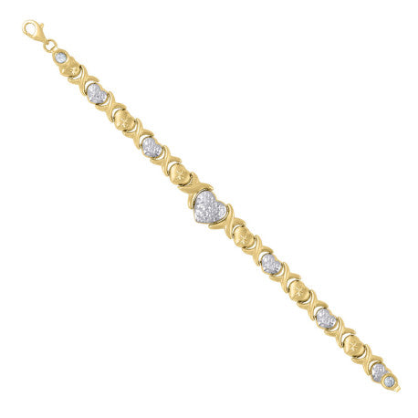 10Kt Gold Turkish Bracelet 7"
