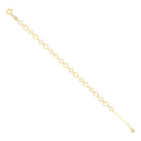 10Kt Gold Turkish Bracelet 8" (7"+1")