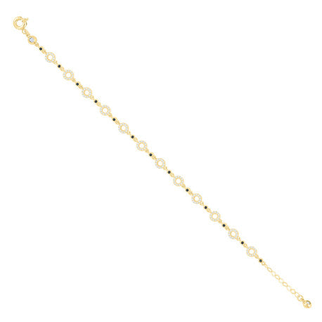10Kt Gold Turkish Bracelet 8" (7"+1")