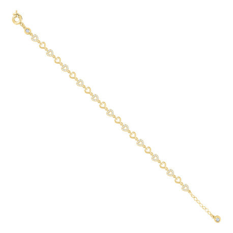 10Kt Gold Turkish Bracelet 8" (7"+1")