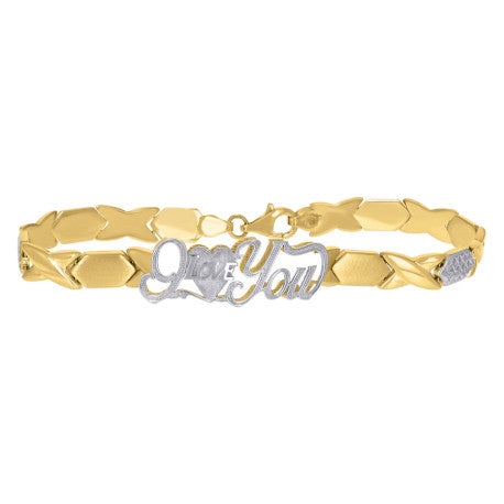 10Kt Gold Turkish Bracelet 8"