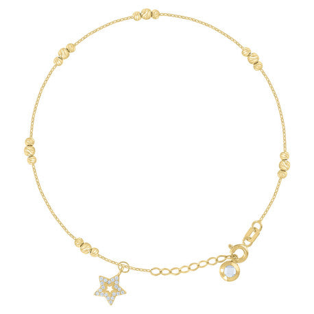 10Kt Gold Turkish Bracelet 8"