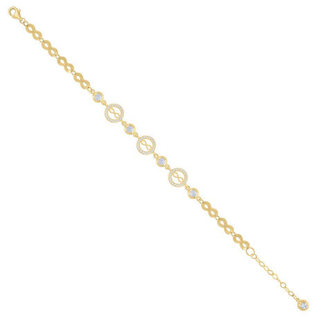 10Kt Gold Turkish Bracelet 8"