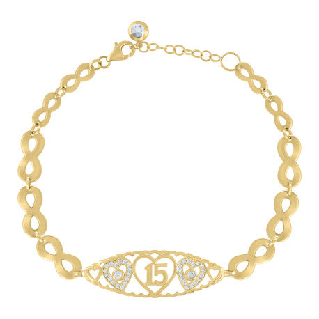 10Kt Gold Turkish Bracelet 8"