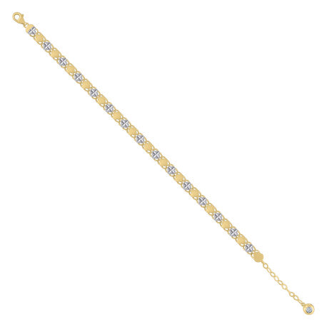 10Kt Gold Turkish Bracelet 8"