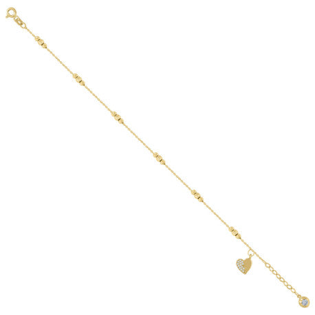 10Kt Gold Turkish Bracelet 8"
