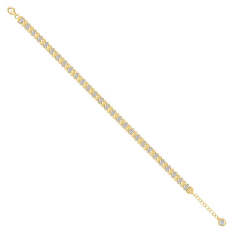 10Kt Gold Turkish Bracelet 8"
