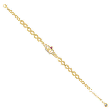 10Kt Gold Turkish Bracelet 8"