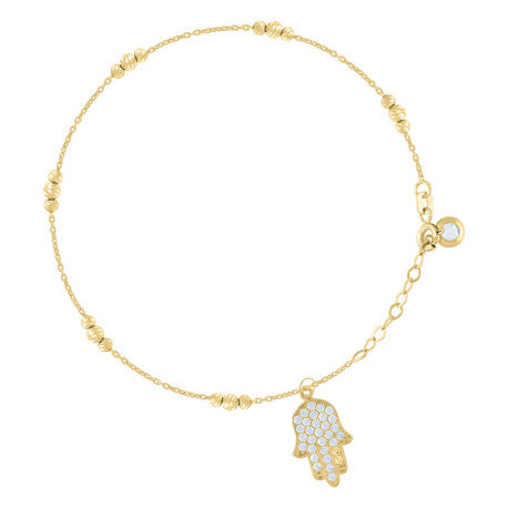 10Kt Gold Turkish Bracelet 8"
