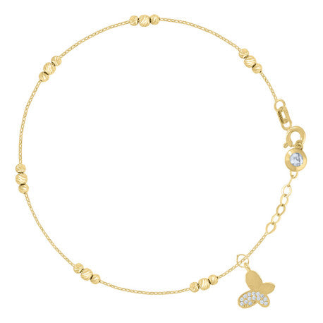 10Kt Gold Turkish Bracelet 8"