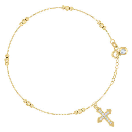 10Kt Gold Turkish Bracelet 8"