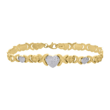 10Kt Gold Turkish Bracelet 8"