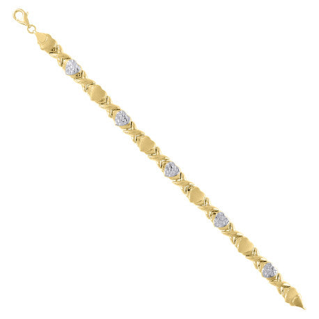 10Kt Gold Turkish Bracelet 8"