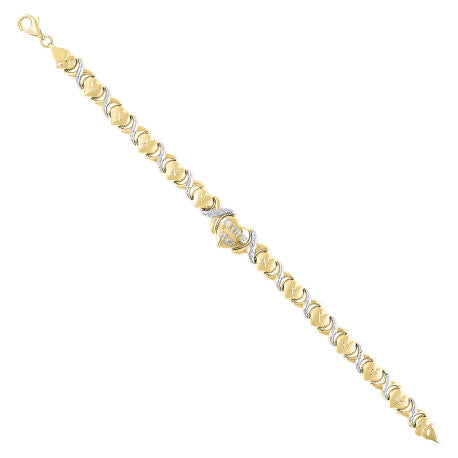 10Kt Gold Turkish Bracelet 8"