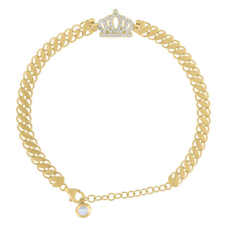 10Kt Gold Turkish Bracelet 8"
