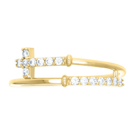 10Kt Gold Turkish Cz Ring