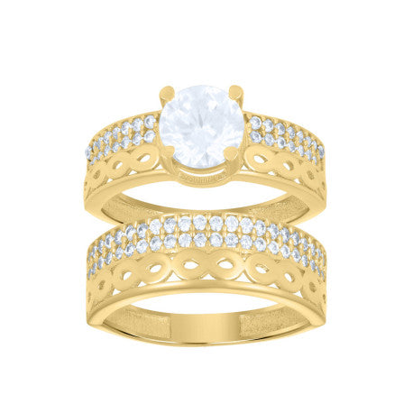 10Kt Gold Turkish Duo Ring