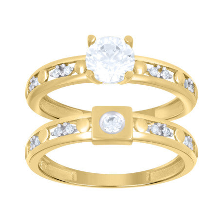 10Kt Gold Turkish Duo Ring