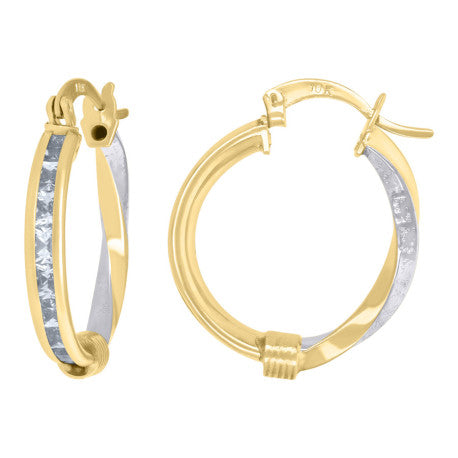 10Kt Gold Turkish Earrings 15Mm