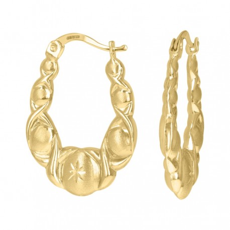 10Kt Gold Turkish Earrings