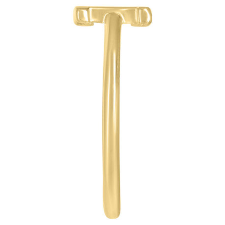 10Kt Gold Turkish Ring Initial Letter "E"