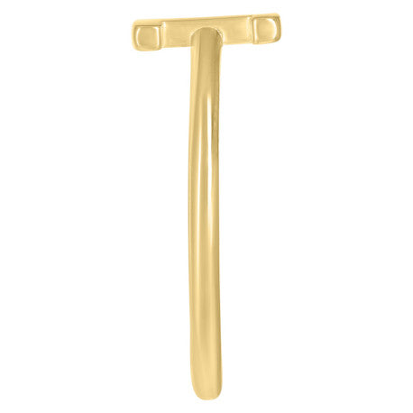 10Kt Gold Turkish Ring Initial Letter "I"