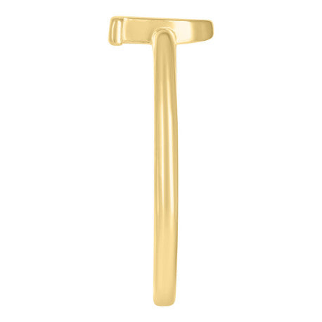 10Kt Gold Turkish Ring Initial Letter "U"