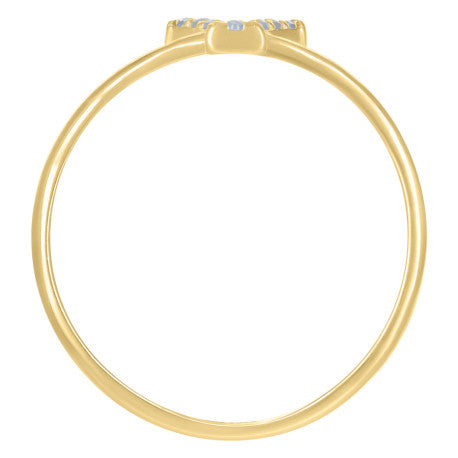 10Kt Gold Turkish Ring Initial Letter "Y"