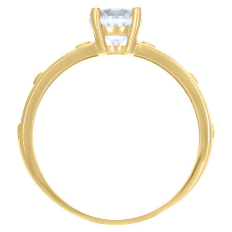10Kt Gold Turkish Trio Ring